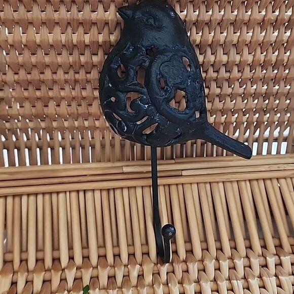 Wrought Iron Bird Hook Hanger - Picture 8 of 8